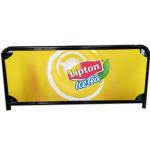 Custom Printed Cafe Wind Barriers , Restaurant Outdoor Barriers Easy Installatio