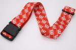 Colorful Jacquard Personalised Luggage Straps With Removable Buckle