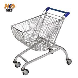 Quality 150 Ltr Four Wheel Baby Metal Rolling Shopping Cart Trolley 25.7MM Gap wholesale