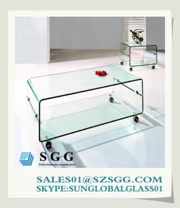 Quality Bent glass coffee table wholesale
