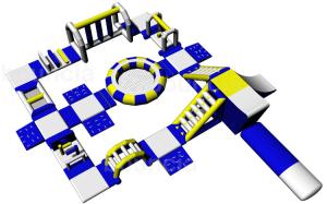 Quality France Inflatable Commercial Water Park / Lake Inflatable Water Games Park wholesale