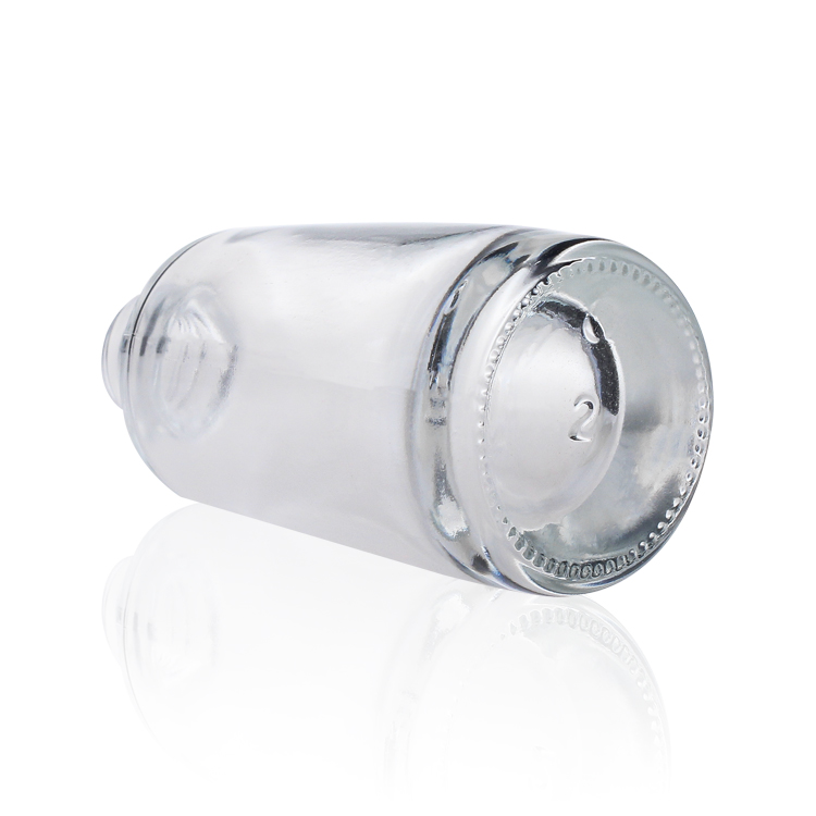 Fashion Oil Cosmetic Glass Bottle 30ml Lotion Pump Liquid Foundation Serum Bottle