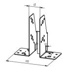 Easy Fixing Steel Girder Brackets for Timber Roof Trusses or Rafters and Timber