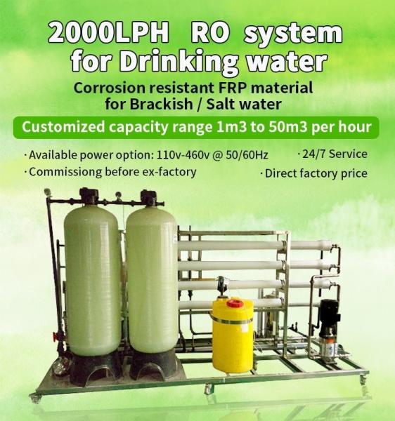 Borehole Well Water Industrial Water Filter Machine Price Water Purifying