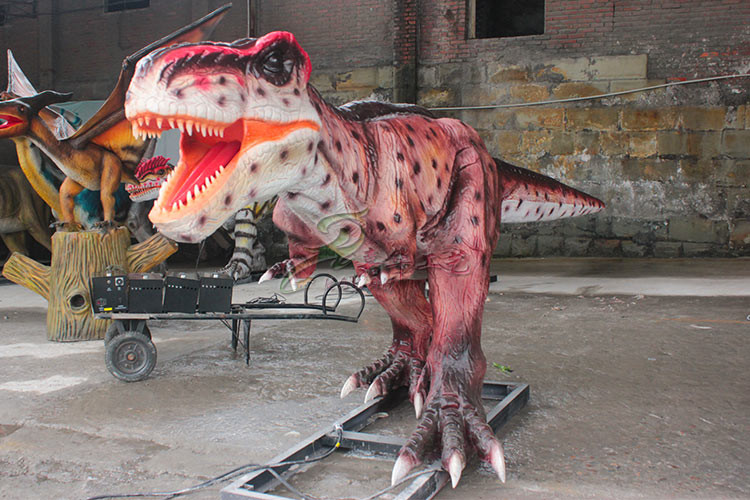 Handmade Realistic Animatronic T Rex Snow Proof For Indoor / Outdoor Venues
