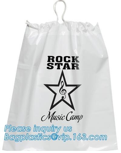 Biodegradable Waterproof Travel Drawstring Bag Shoe Laundry Underwear Makeup Storage Pouch Backpack Laundry Bag bagease