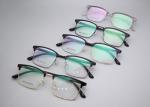 Modern Business Browline Glasses Metal Frame Perfectly Match All Face Shapes