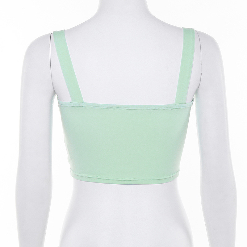 Autumn Women's Sling Halter Backless Tank Top T Shirt
