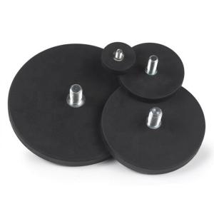 Quality Neodymium Rubber Coated Mounting Magnets ODM For Industrial Use wholesale