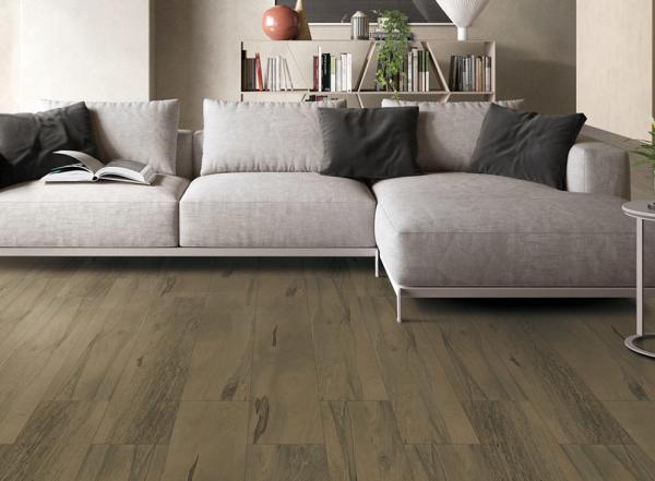 Easy Clean Wood Look Porcelain Tile Coffee Color Wood Look Ceramic Floor Tile