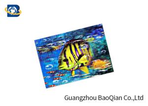 Quality Customized 3D Lenticular Card High Definition 3D Lenticular Printing Service wholesale