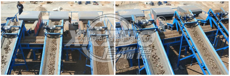900-1100kg/Day Non Ferrous Metal Separator Sorting Eddy Current Separator Aluminium