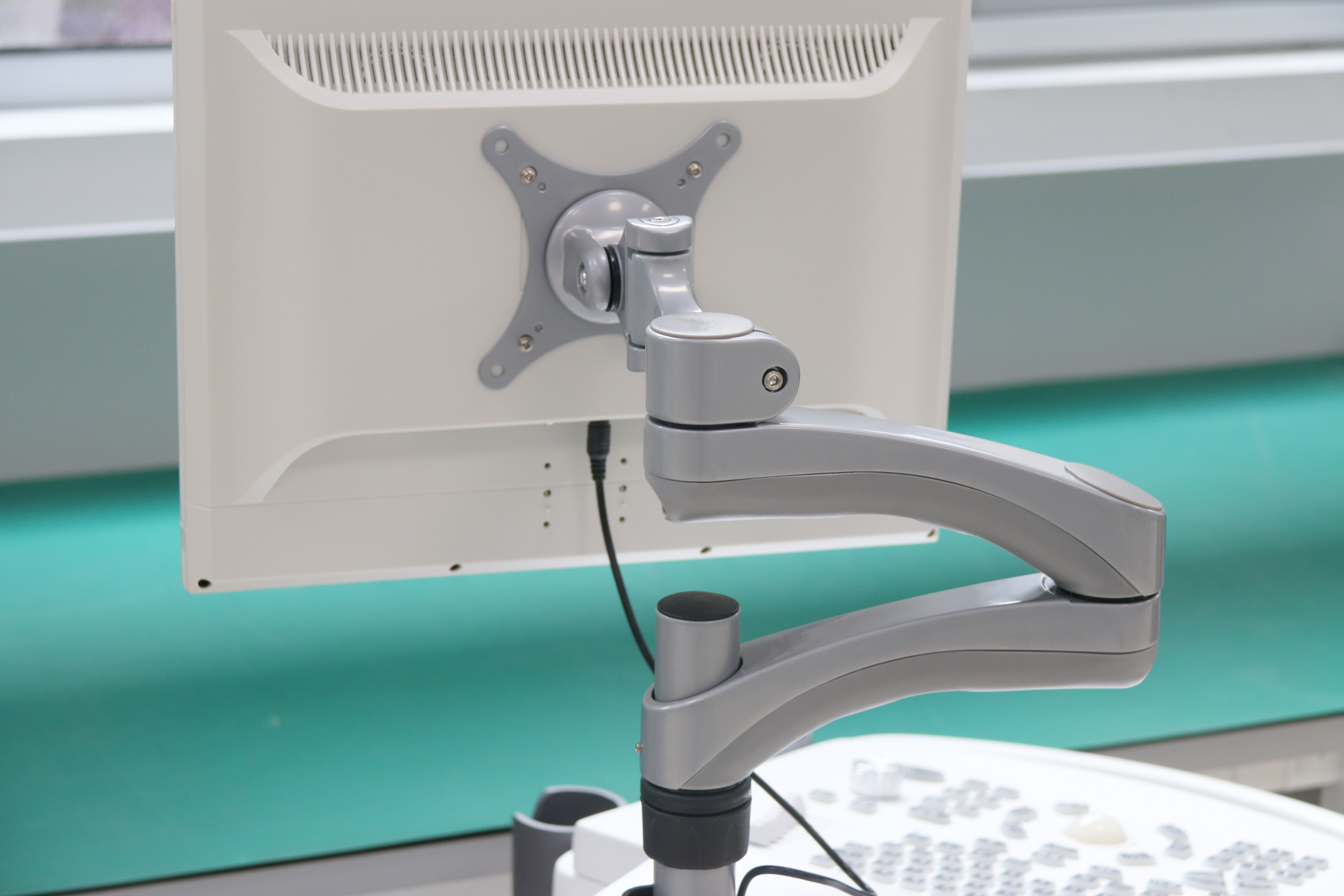 15 Inch LCD Medical Ultrasound Machine Scanner Trolley B Mode Examination Therapy Equipments