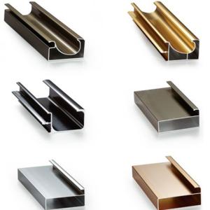 Quality Kitchen Cabinet Drawer Handle 0.7mm Aluminum Extruded Profiles wholesale