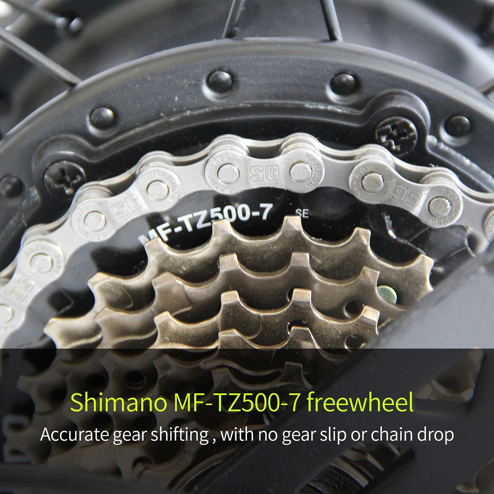 EU Quality 26x4.0 inch Fat Tire Folding E-Bike 1000W Motor 13AH Lithium Battery 21-Speed Electric Bike Dual Crown Downhill Fork