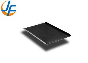 Quality RK Bakeware China Foodservice Australia Bakery Use 16 Inch 3 Sides Telfon Nonstick Aluminum Baking Trays wholesale