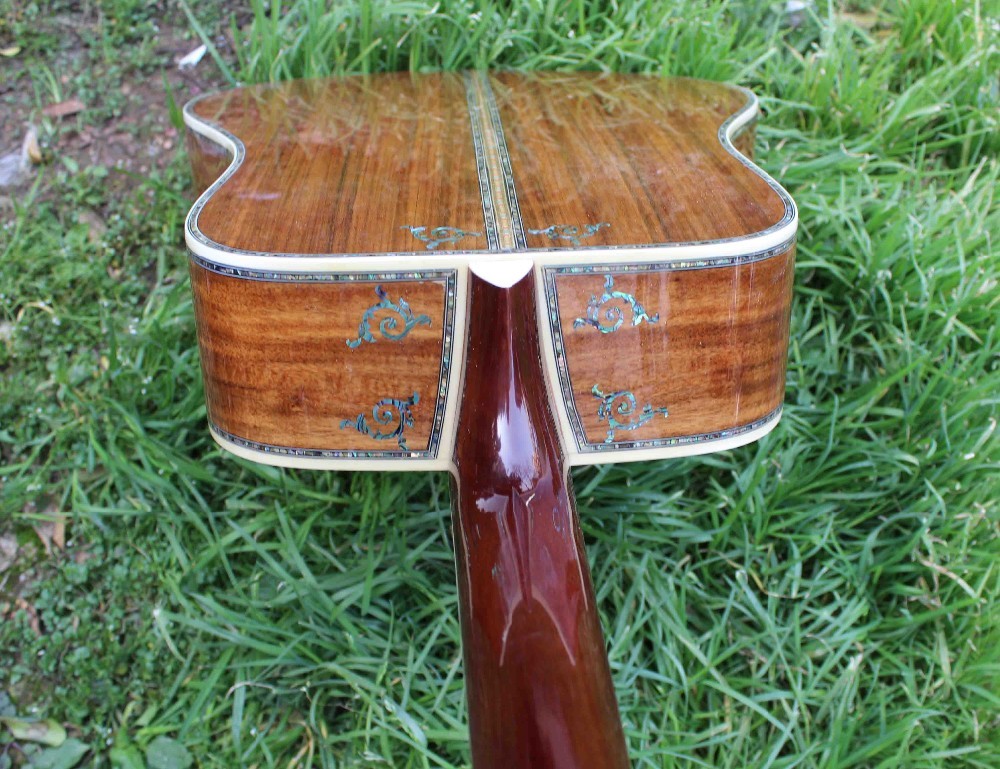 2020 New Handmade Cutaway Deluxe KOA Acoustic guitar solid koa wood with 100% all abalone inlay electric acoustic guitar