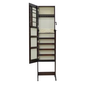 Quality Felt Linner 3mm Mirror Floor Jewelry Cabinet Living Room Furniture E1 MDF Painting wholesale