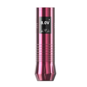 Quality Rose Red Wireless Tattoo Machine Pen Speed Adjustable With Lithium Polymer Battery wholesale