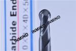 0.8um , AlTiN Coating , UPTO HRC50 ,Bull Nose end mill R2.0 Dia 4.0mm ,straight