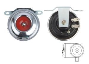 Quality Chrome + Red Color Car Horn Replacement Loud Car Basin Horn Motorcycle Horn wholesale