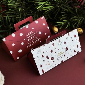 Quality Cardboard Origami Wedding Festival Triangle Gift Box With Handles wholesale