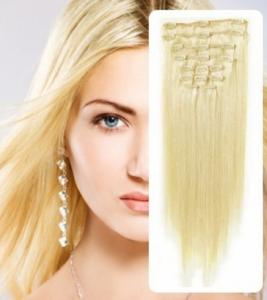 Quality Natural 100% Virgin Clip In Hair Extension Silky Straight Human Hair wholesale
