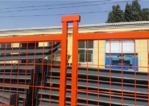 China 3.5mm Wire Dia Moveable Fence Panels Heat Treated Temporary Metal Fencing on sale