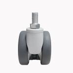 5 Inch Twin Rotating Wheel Medical Caster for Hospital Equipment in US Currency
