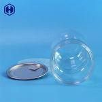 BPA Free Clear Plastic Cylinder Container Customized Capacity And Logo