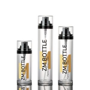 Quality Customized Matte PET Cosmetic Transparent Spray Bottle 50ml 80ml 100ml wholesale