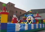 Tom and Jerry outdoor kids inflatable playground made of 0.55mm pvc tarpaulin