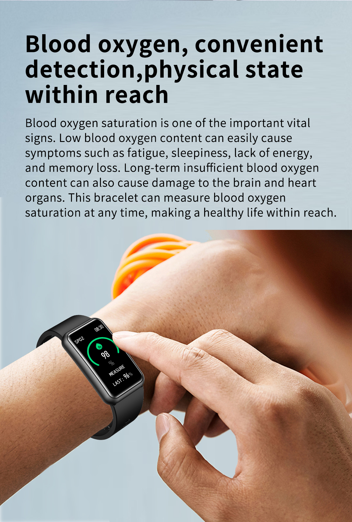 172*320 resolution 1.45Inch Sleep Monitoring Watch With Full Touch Screen