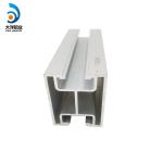 U Shaped Photovoltaic Aluminum Guide Rail Sandblasting Spray