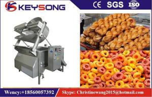 Quality Automatic Batch Fryer Machine 2.2kw , Electric Fried Dough Machine Capacity 350kg / H wholesale