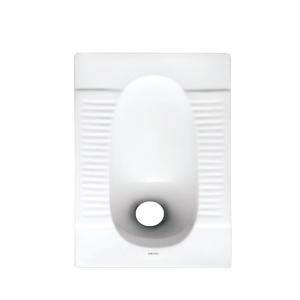 Quality Front Outlet Ceramic Squat Pan Without Trapway Portable Floor Squat Toilet wholesale