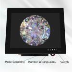8" LCD Screen Jewelry Making Microscope 5-50mm Lens Focal Length