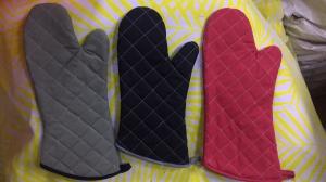 Quality Customized Adult Microwave Oven Gloves Cotton Material Heat Insulation wholesale
