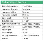 Heavy Duty Truck Tire Changer Truck Tire Changing Machine