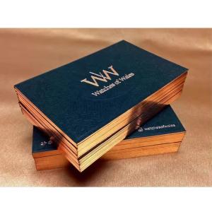 Quality Logo Custom Cardstock Funeral Thank You Cards Personalized Coated Paper Holographic Printing wholesale