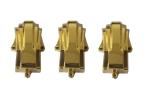 Gold Coffin Fittings Casket Corner Ornamental Plastic Material With Iron Steel