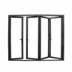 Double Glazed Aluminum Folding Door 2.0mm Sound Insulation