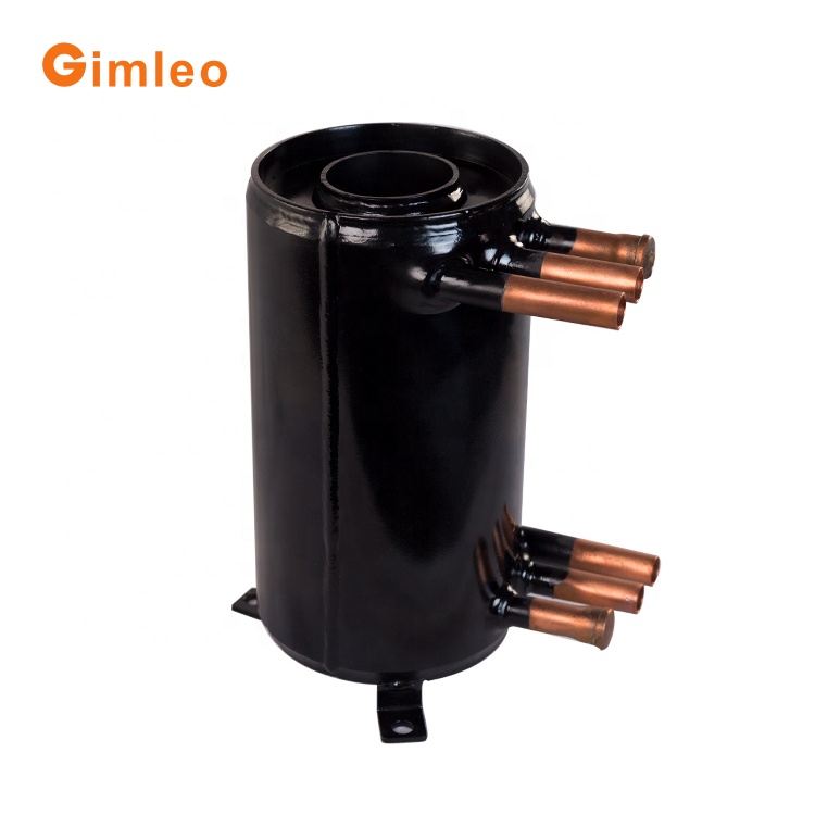 Copper T2 / TP2 Tube In Shell Heat Exchanger GAH05-CMF With 10kw Cooling Capacity