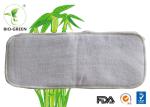 Leak Guard Washable Bamboo Cloth Diaper Inserts Easy To Dry / No Dust