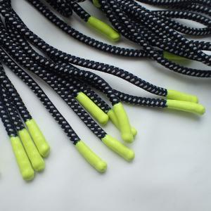 Quality Shiny Silicone Ends Polyester Fibers 90cm Braided Silk Cord wholesale