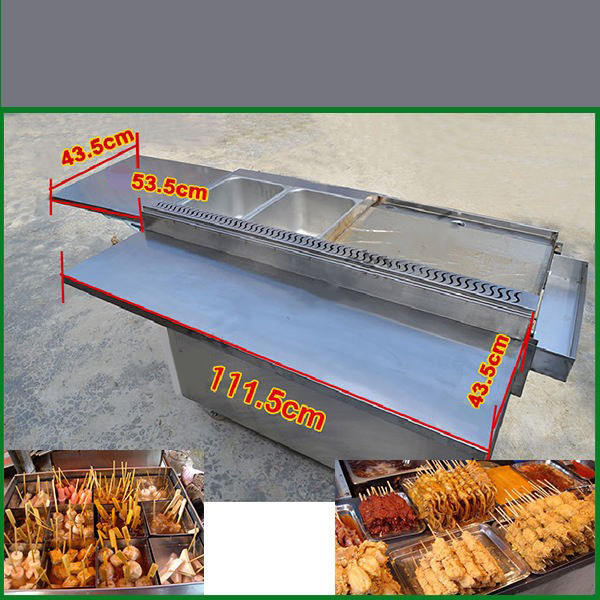 Street Food Kiosk Cart / Food Van / Hot Dog Cart For Sale Fast Food LPG Gas Heating Source