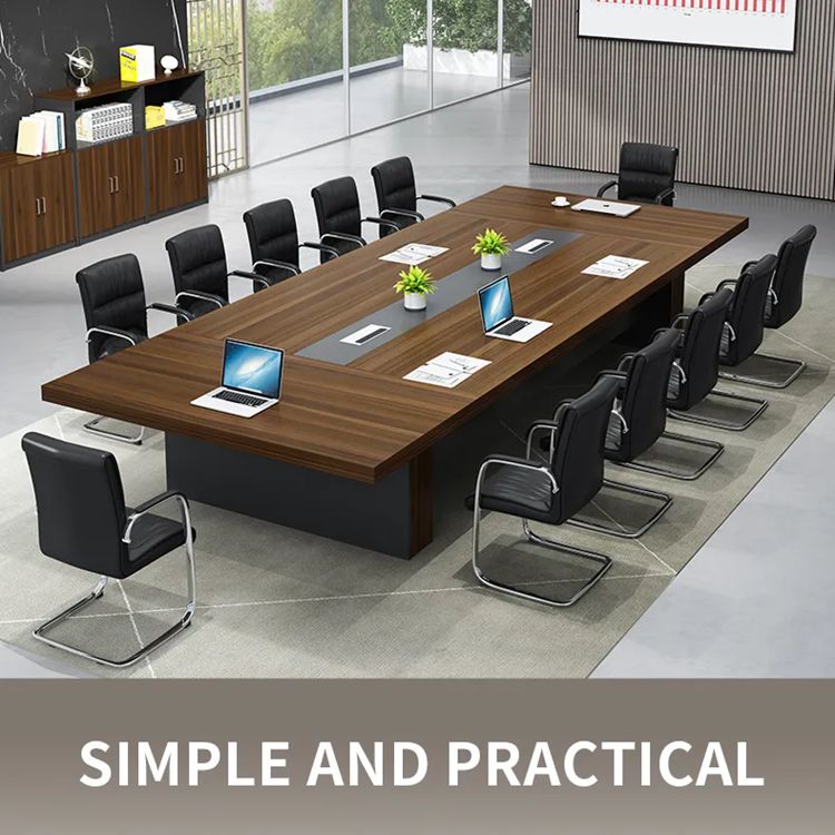 E1 MDF/MFC Melamine Board Huge Meeting Table Modern Conference Table for Multifunctional