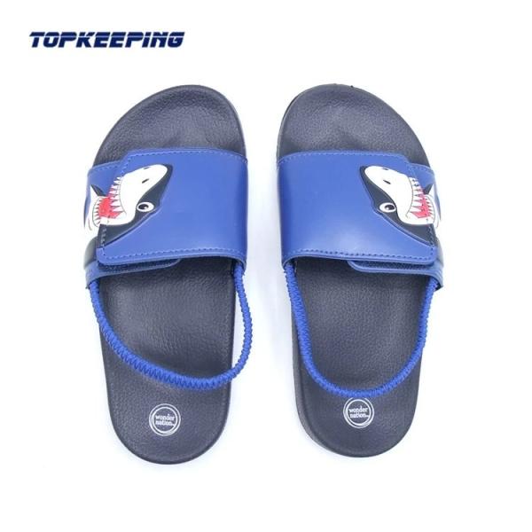 Cheap Summer Boy Flip Flop Plain Strap Child Beach Waterproof for sale