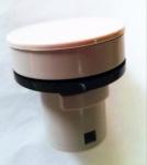 Light Grey Plastic Vent Plug Protective Vent Valve Durable For Lead Acid Battery