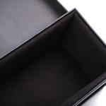 PU leather Single Wine vodka brandy Bottle Gift Box Luxury Rigid Spirit packing